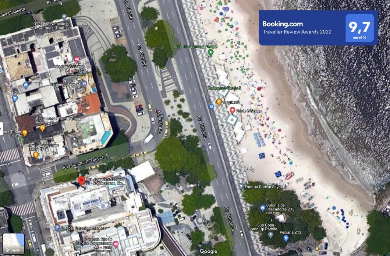 شقة ريو دي جانيرو  في Praia De Copacabana Fantastica! المظهر الخارجي الصورة